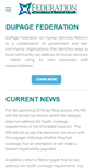 Mobile Screenshot of dupagefederation.org